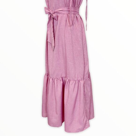 LISTICLE Boho Ruffle Maxi Dress NWT - Picture 8 of 16